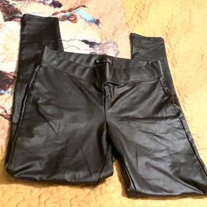 Pleather leggings. Just never wore. Size medium